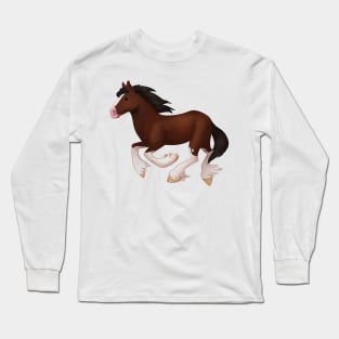 Cozy Clydesdale Long Sleeve T-Shirt